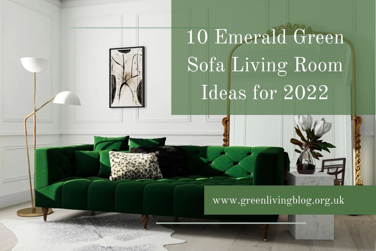 10 Emerald Green Sofa Living Room Ideas for 2022
