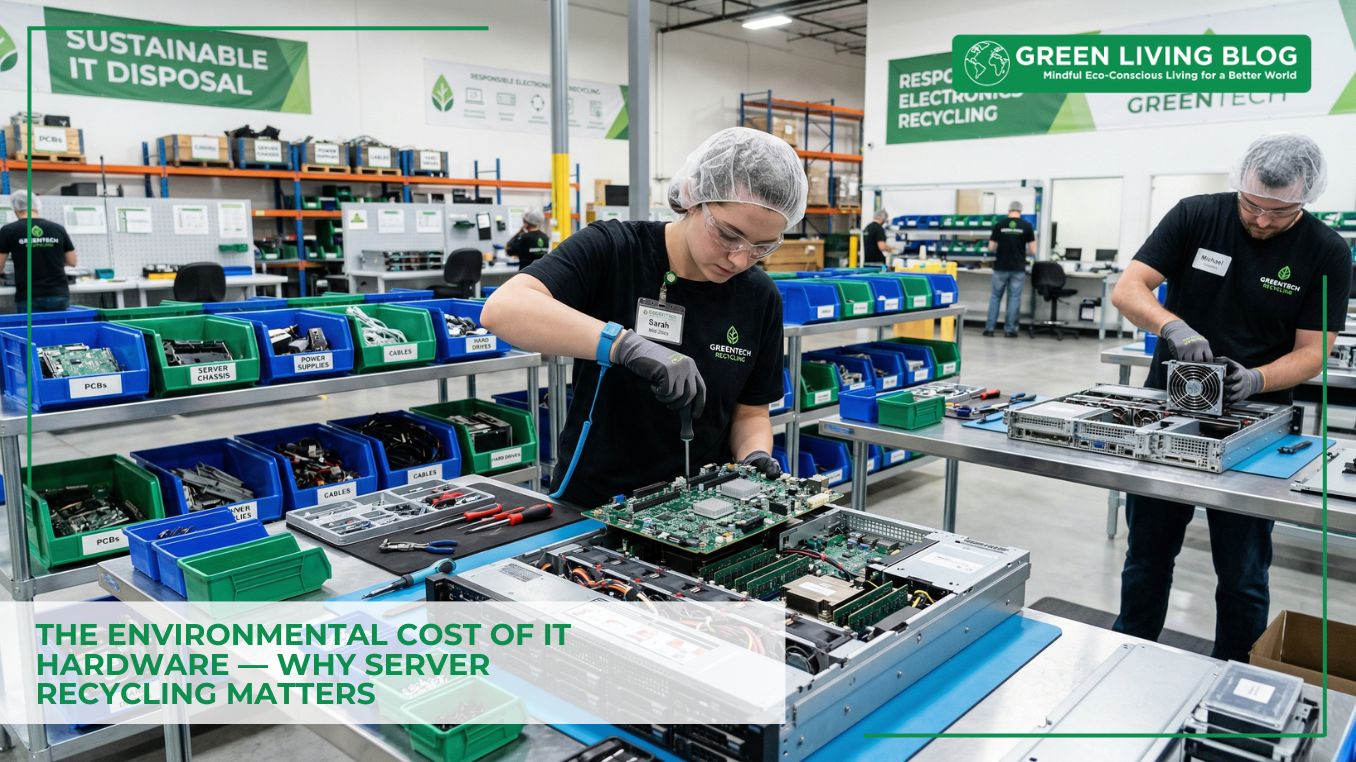 The Environmental Cost of IT Hardware — Why Server Recycling Matters