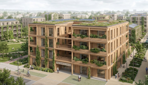 A-modern-UK-mid-rise-building-constructed-from-cross-laminated-timber