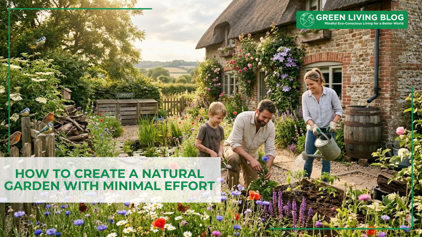 How to create a natural Garden with minimal Effort
