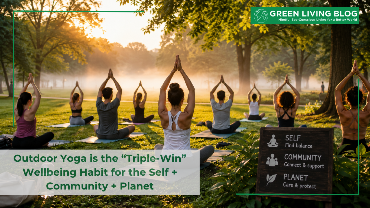Outdoor Yoga is the “Triple-Win” Wellbeing Habit for the Self + Community + Planet